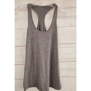Lululemon Women's Gray Racerback Sleeveless Scoop Neck Tank Top Size 6